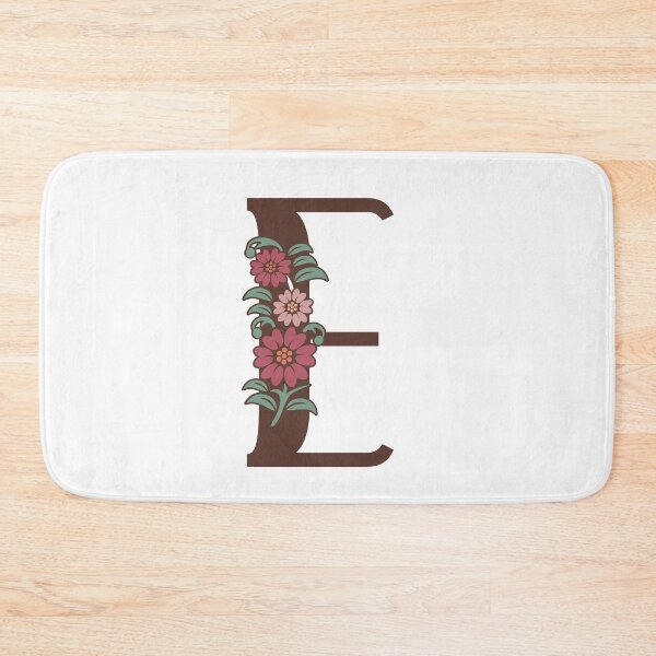 Item preview,  Floral E Monogram designed and sold by DonnaRaquel.