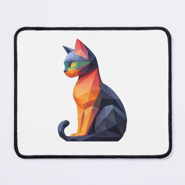 Item preview, Polygon Siamese cat 3 designed and sold by Made-by-Gus.