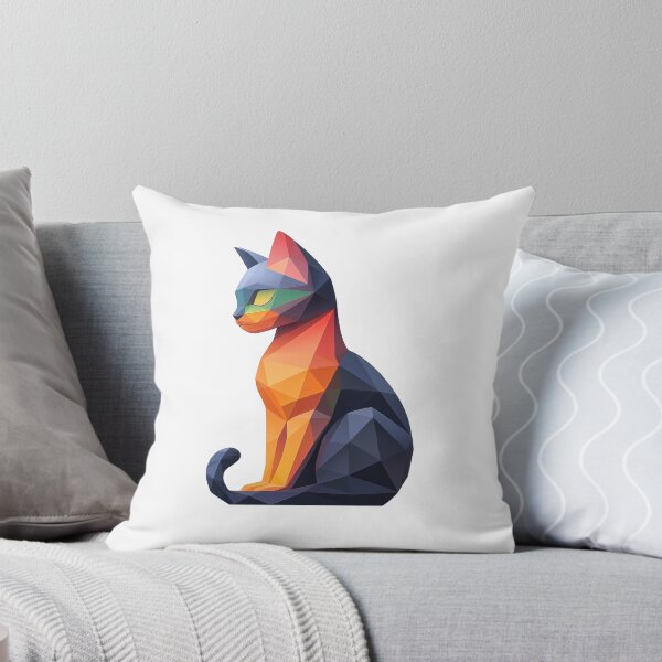 Item preview, Polygon Siamese cat 3 designed and sold by Made-by-Gus.