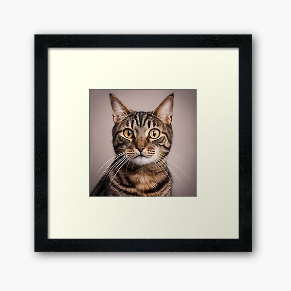 Item preview, Cute Funny Brown Tabby Cat Art Gifts For Tabby Cat Lovers  designed and sold by Cuteanimalgifts.