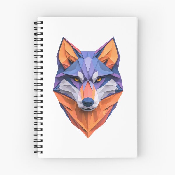 Item preview, Polygon Gray wolf 2 designed and sold by Made-by-Gus.