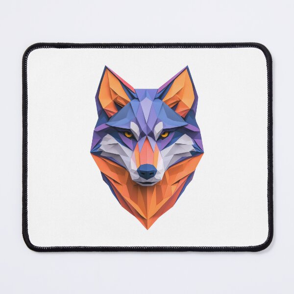 Item preview, Polygon Gray wolf 2 designed and sold by Made-by-Gus.
