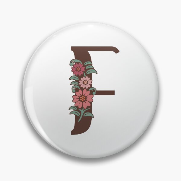Item preview,  Floral F Monogram designed and sold by DonnaRaquel.