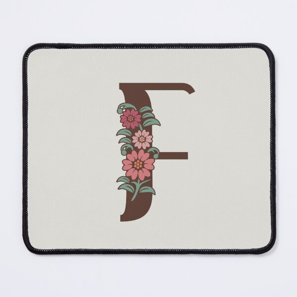 Item preview, Floral F Monogram designed and sold by DonnaRaquel.