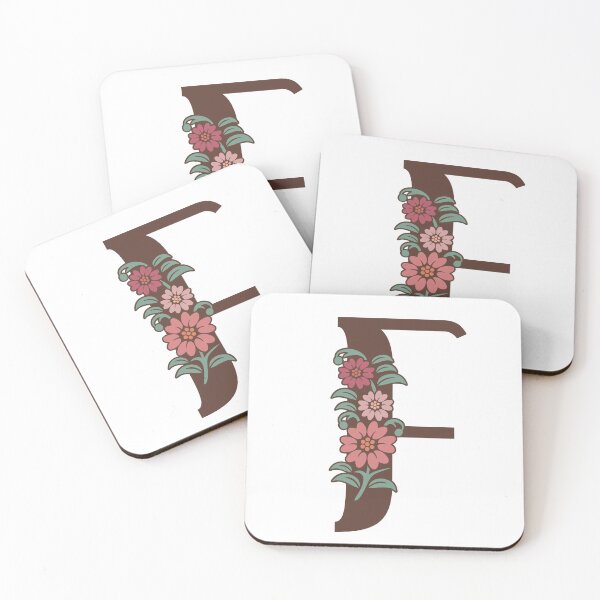 Item preview,  Floral F Monogram designed and sold by DonnaRaquel.
