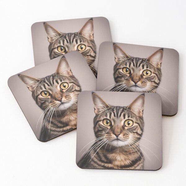 Item preview, Cute Funny Brown Tabby Cat Art Gifts For Tabby Cat Lovers  designed and sold by Cuteanimalgifts.