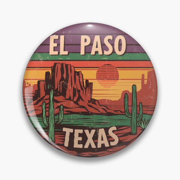 Item preview, El Paso, Texas | Desert Sunset: Iconic Cacti and Majestic Rock Formations designed and sold by CircinusStore.