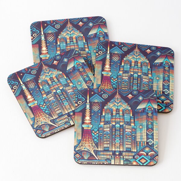 Item preview, Parisian Elegance in Monochrome Patterns Reloaded Premium Trendy Best Gift designed and sold by Imaginarium of Chaos falcon88 .