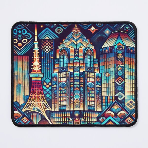 Item preview, Parisian Elegance in Monochrome Patterns Reloaded Premium Trendy Best Gift designed and sold by Imaginarium of Chaos falcon88 .