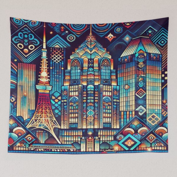 Item preview, Parisian Elegance in Monochrome Patterns Reloaded Premium Trendy Best Gift designed and sold by Imaginarium of Chaos falcon88 .