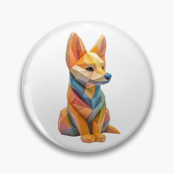 Item preview, Polygon African wild dog 2 designed and sold by Made-by-Gus.