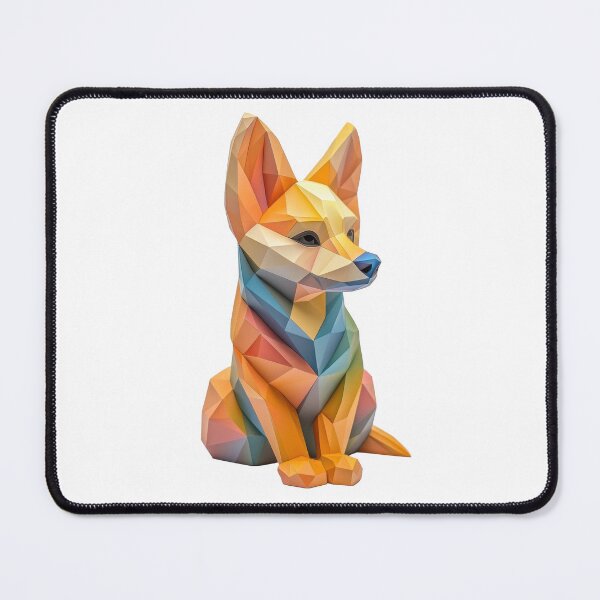 Item preview, Polygon African wild dog 2 designed and sold by Made-by-Gus.