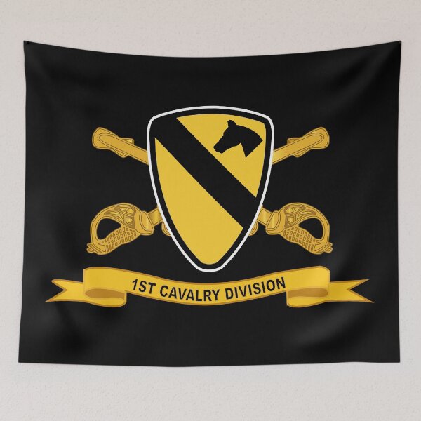 Item preview, Army - 1st Cavalry Division - SSI  w Br - Ribbon designed and sold by Military Insignia Products.