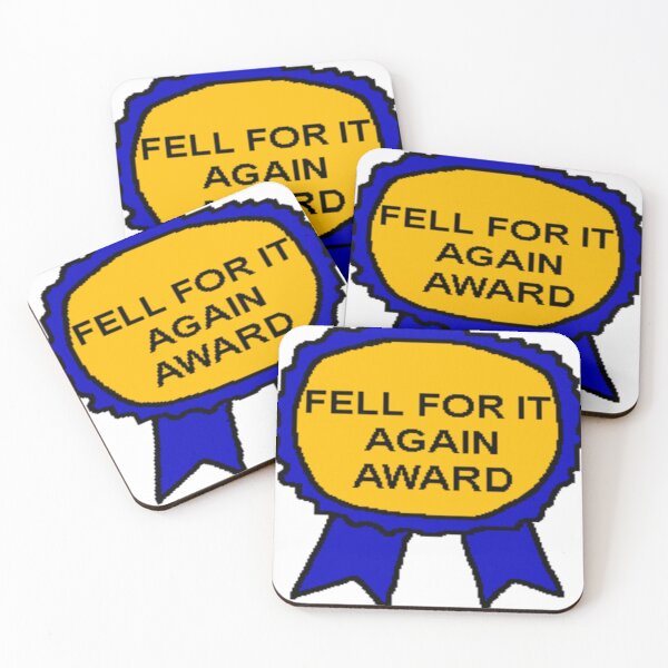 Item preview, Fell for it again award designed and sold by badmoustache.