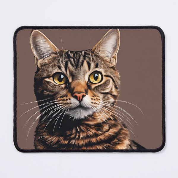 Item preview, Cute Funny Brown Tabby Cat Art Gifts For Tabby Cat Lovers designed and sold by Cuteanimalgifts.