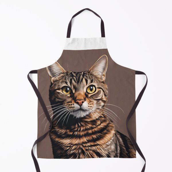 Item preview, Cute Funny Brown Tabby Cat Art Gifts For Tabby Cat Lovers designed and sold by Cuteanimalgifts.