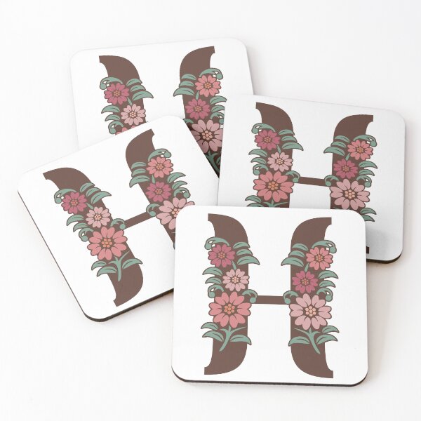 Item preview,    Floral H Monogram designed and sold by DonnaRaquel.