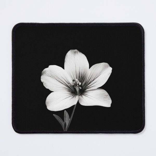 Item preview, Black and White Butterwort Flower v2 designed and sold by PiranhaEatFashion.
