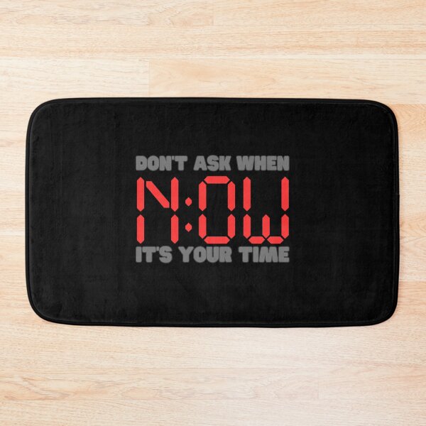 Item preview, Motivational Quote Design – Don’t Ask When, Act Now designed and sold by CleanDecor.