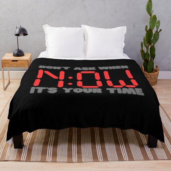 Item preview, Motivational Quote Design – Don’t Ask When, Act Now designed and sold by CleanDecor.