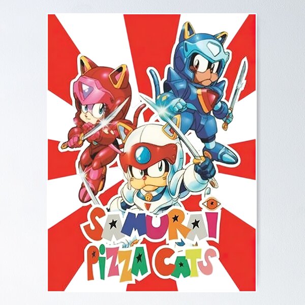 Item preview, ⭐Samurai Pizza Cats HD⭐ designed and sold by Retr0Tshirts.