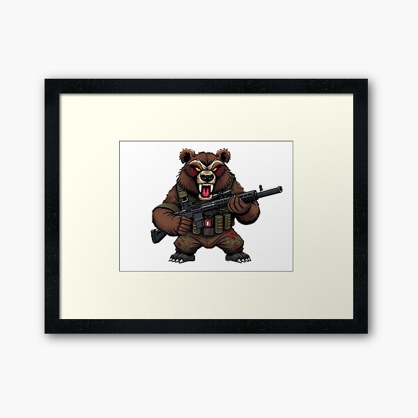 Item preview, Fighting Bear designed and sold by RobDaHoody.