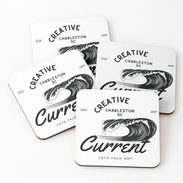 Item preview, creative current logo designed and sold by wrenpaint.