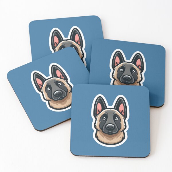 Item preview, Belgian Malinois Dog Head  designed and sold by ArtistEmbrace.