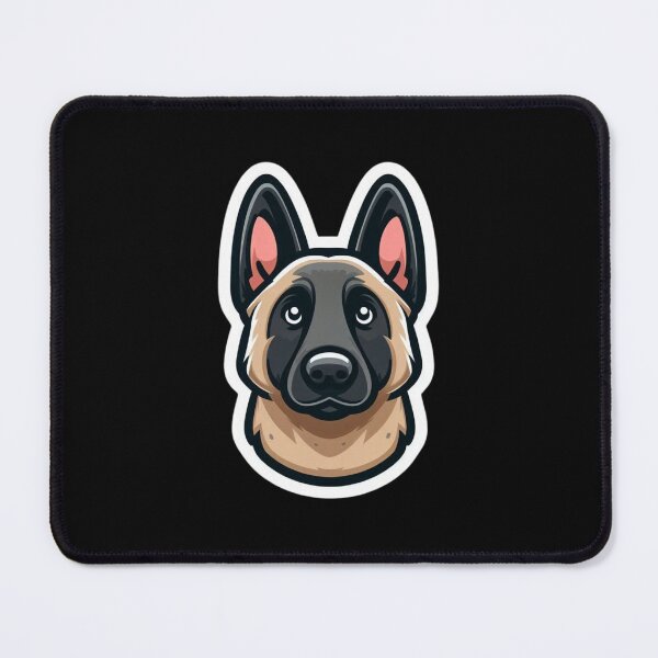 Item preview, Belgian Malinois Dog Head designed and sold by ArtistEmbrace.