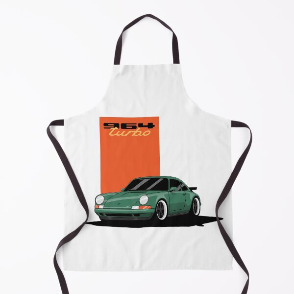 Item preview, Porsche 964 911 930 Turbo Illustration Green designed and sold by blackdogshop.