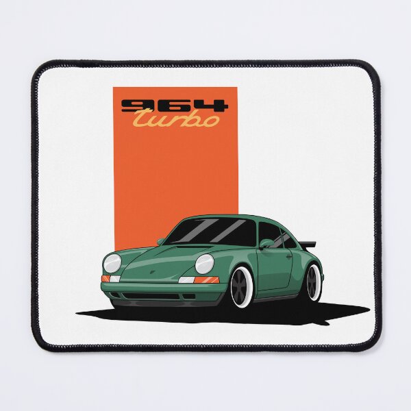 Item preview, Porsche 964 911 930 Turbo Illustration Green designed and sold by blackdogshop.