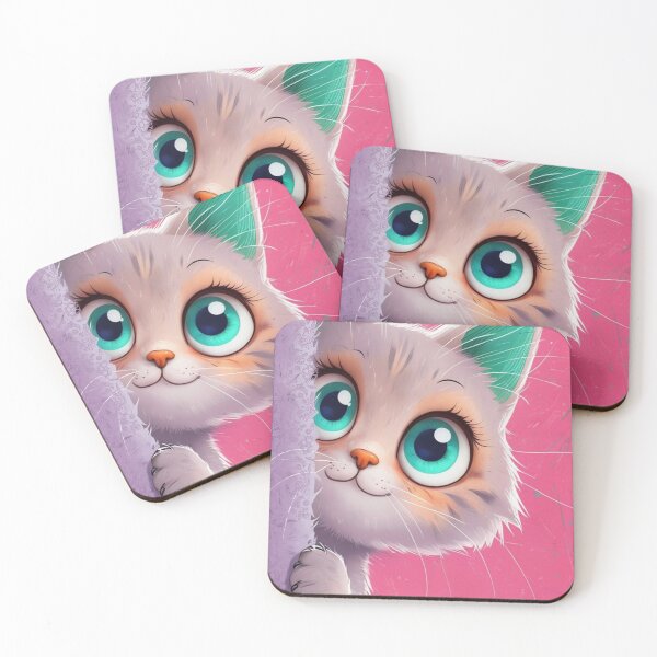 Item preview,  Cute hidden cat colourful  designed and sold by roshana3.