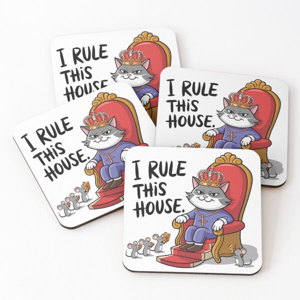 Item preview, Cat Royalty: I Rule This House designed and sold by ArtByYunus.