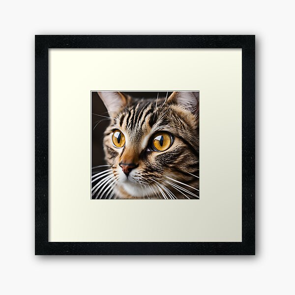 Item preview, Cute Funny Brown Tabby Cat Face Art Gifts For Tabby Cat Lovers  designed and sold by Cuteanimalgifts.