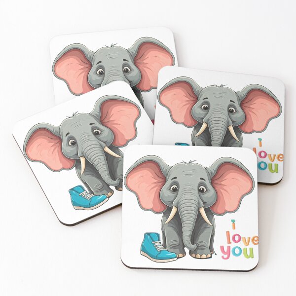 Item preview, Elephant Shoe and I love You designed and sold by FitEnvy.