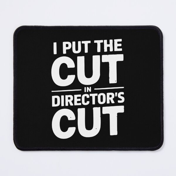 Item preview, Director's Cut - Funny Video Editor Gift Idea designed and sold by skiprender.