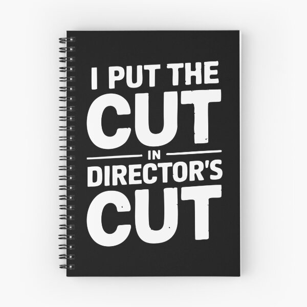 Item preview, Director's Cut - Funny Video Editor Gift Idea designed and sold by skiprender.