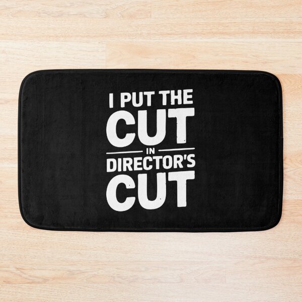 Item preview, Director's Cut - Funny Video Editor Gift Idea designed and sold by skiprender.
