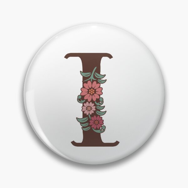 Item preview, Floral I Monogram designed and sold by DonnaRaquel.