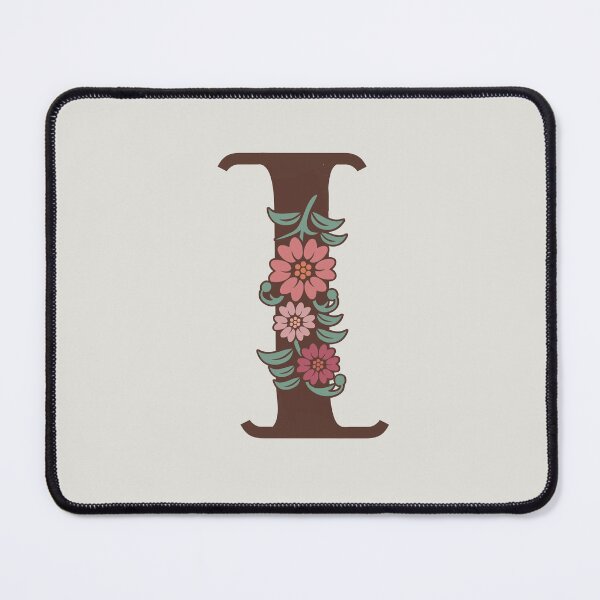 Item preview, Floral I Monogram designed and sold by DonnaRaquel.
