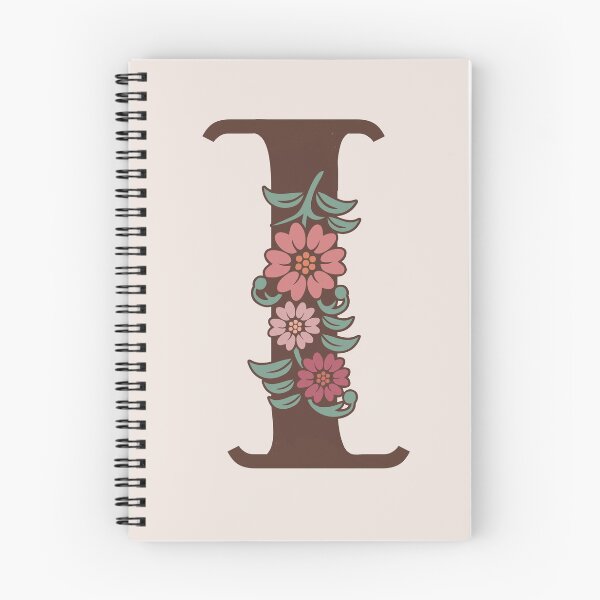 Item preview, Floral I Monogram designed and sold by DonnaRaquel.