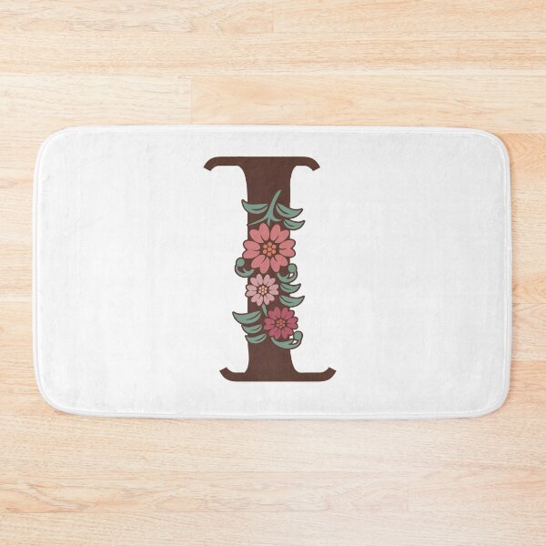 Item preview, Floral I Monogram designed and sold by DonnaRaquel.