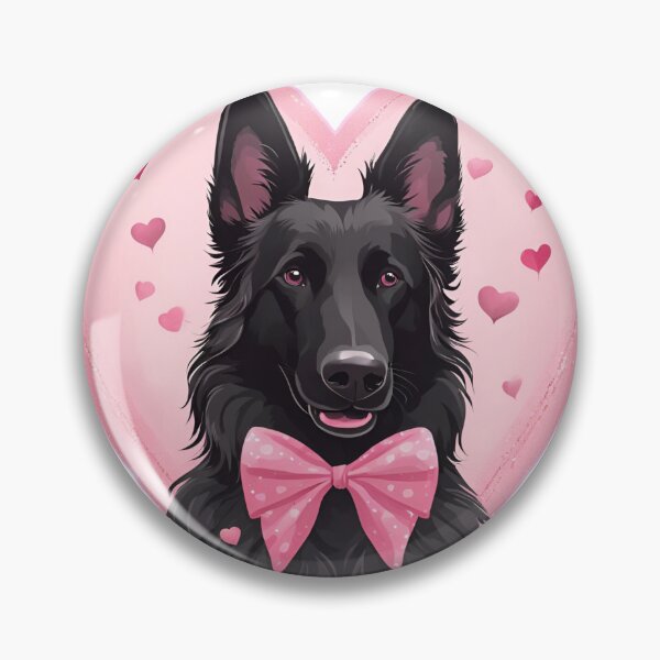 Item preview, Valentine's Day Groenendael Elegance designed and sold by GoodyPaws.