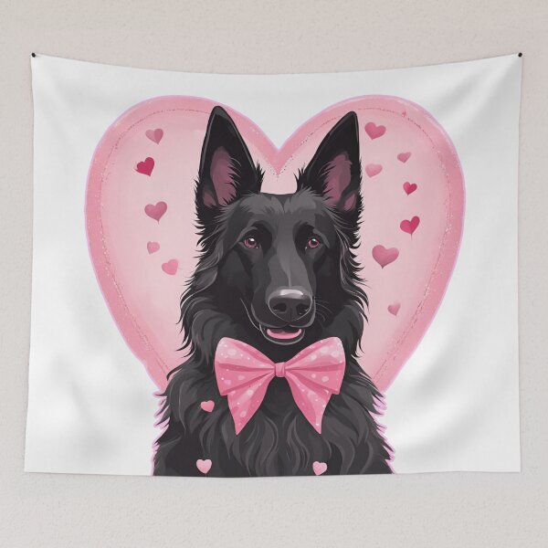 Item preview, Valentine's Day Groenendael Elegance designed and sold by GoodyPaws.