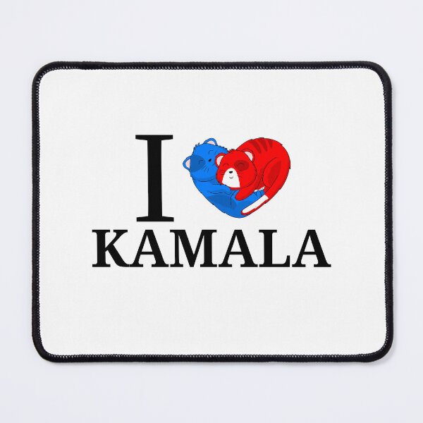 Item preview, I heart Kamala with heart cats T-Shirt designed and sold by GuesthozGraphix.