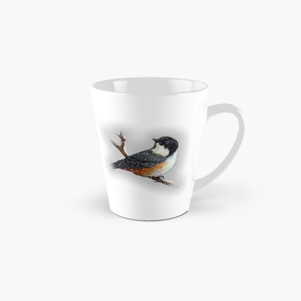 Item preview, Chickadee in  Snow, Original Art, Wildlife Art, Bird in Winter designed and sold by JoyfulWhimsy.