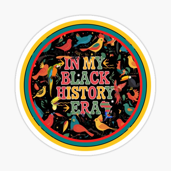 Chronologie de l'histoire des Noirs | culture noire Sticker