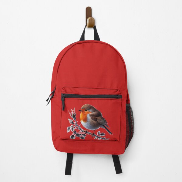 Item preview, Tiny English Robin Perched on a Branch  designed and sold by WackyJacks.
