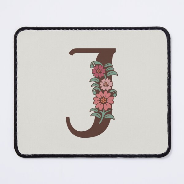 Item preview, Floral J Monogram designed and sold by DonnaRaquel.