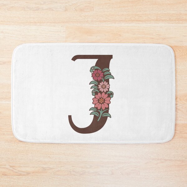 Item preview, Floral J Monogram designed and sold by DonnaRaquel.